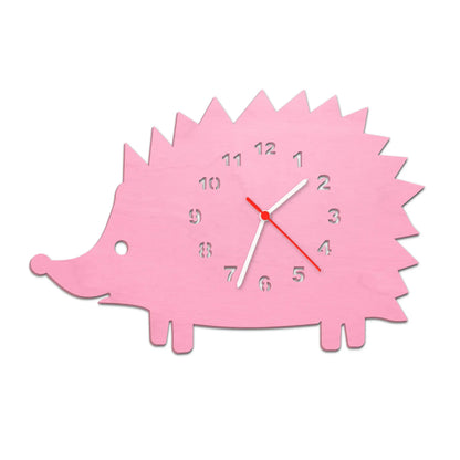 Kinder Wanduhr im Igel Design