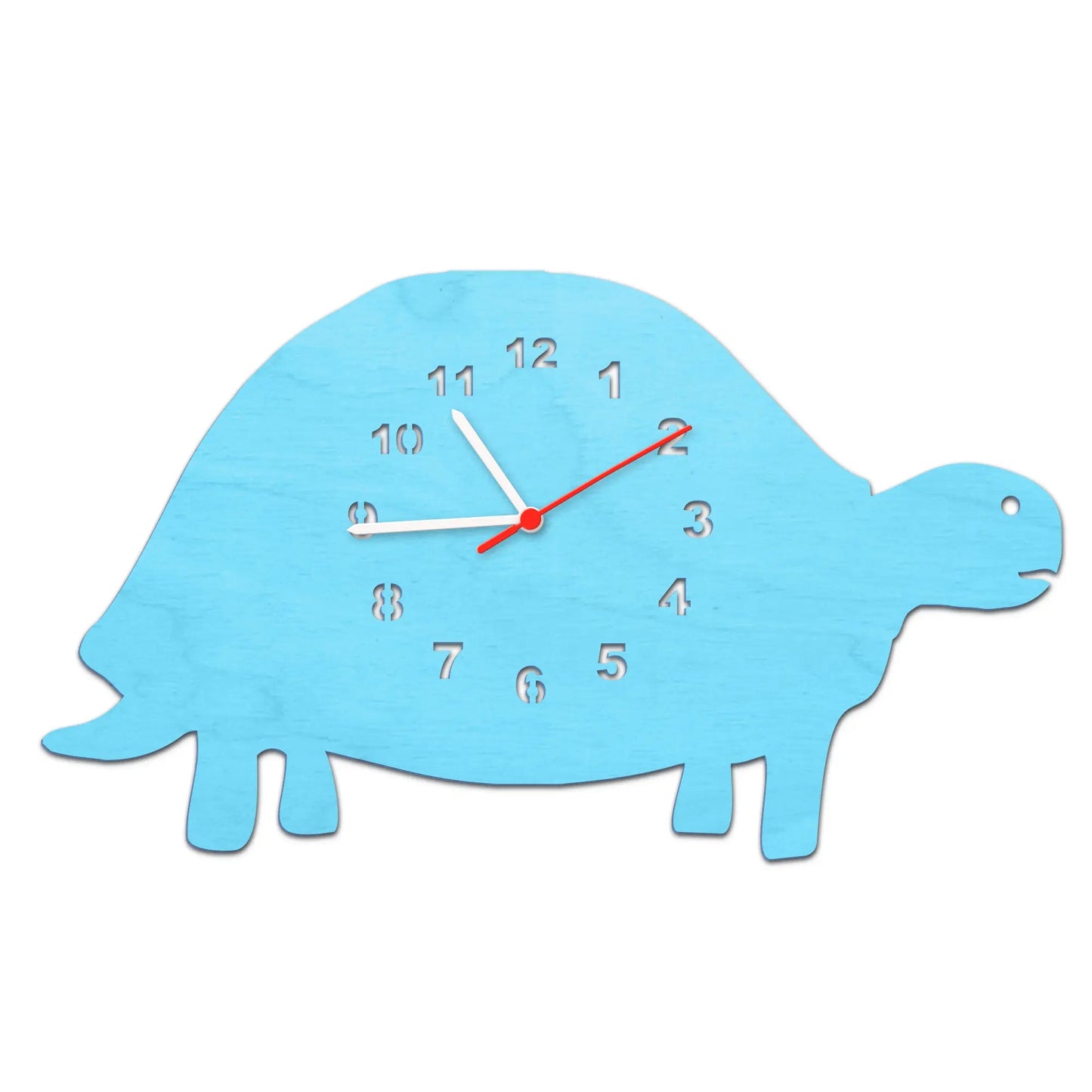 Kinder Wanduhr im Schildkröten Design