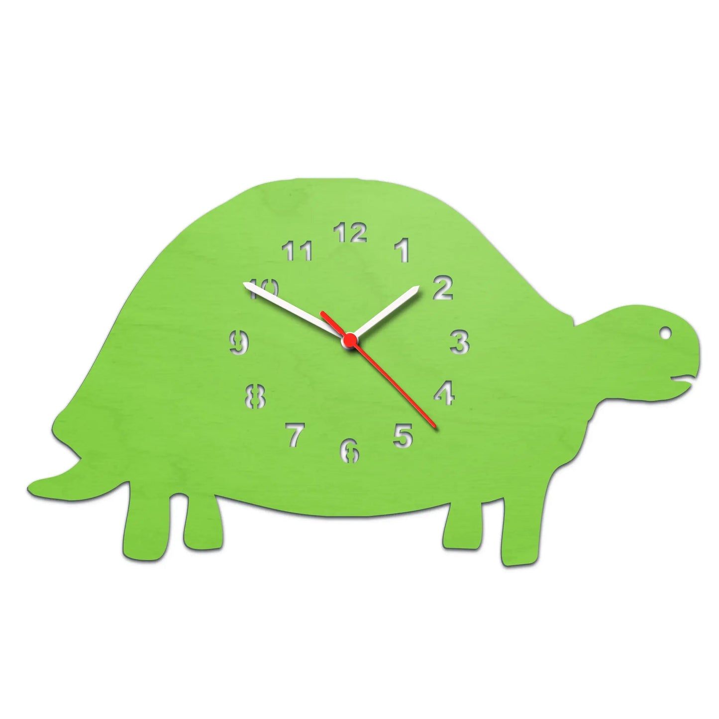 Kinder Wanduhr im Schildkröten Design