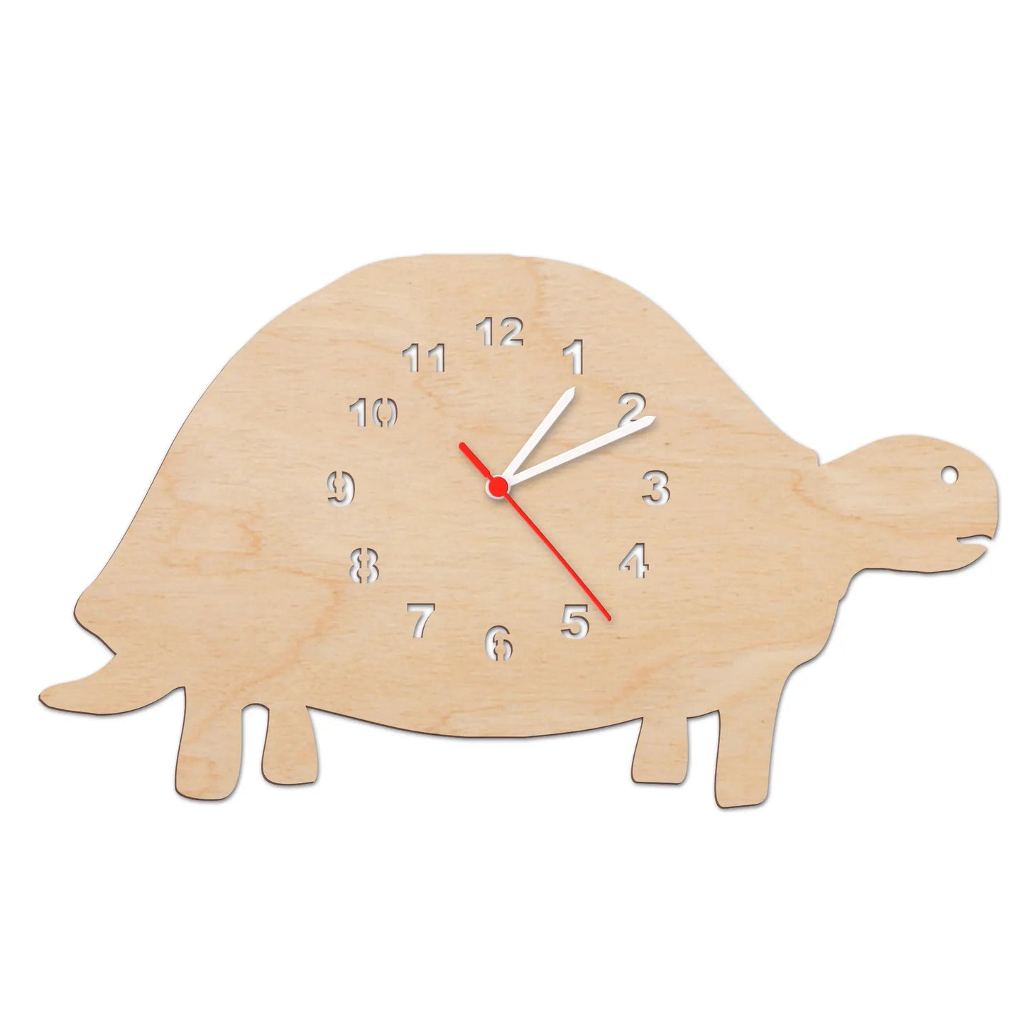 Kinder Wanduhr im Schildkröten Design