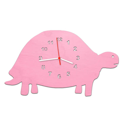 Kinder Wanduhr im Schildkröten Design