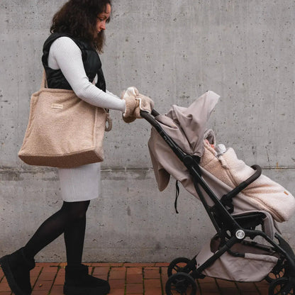 Winterfußsack Bouclé – kuschelig warm