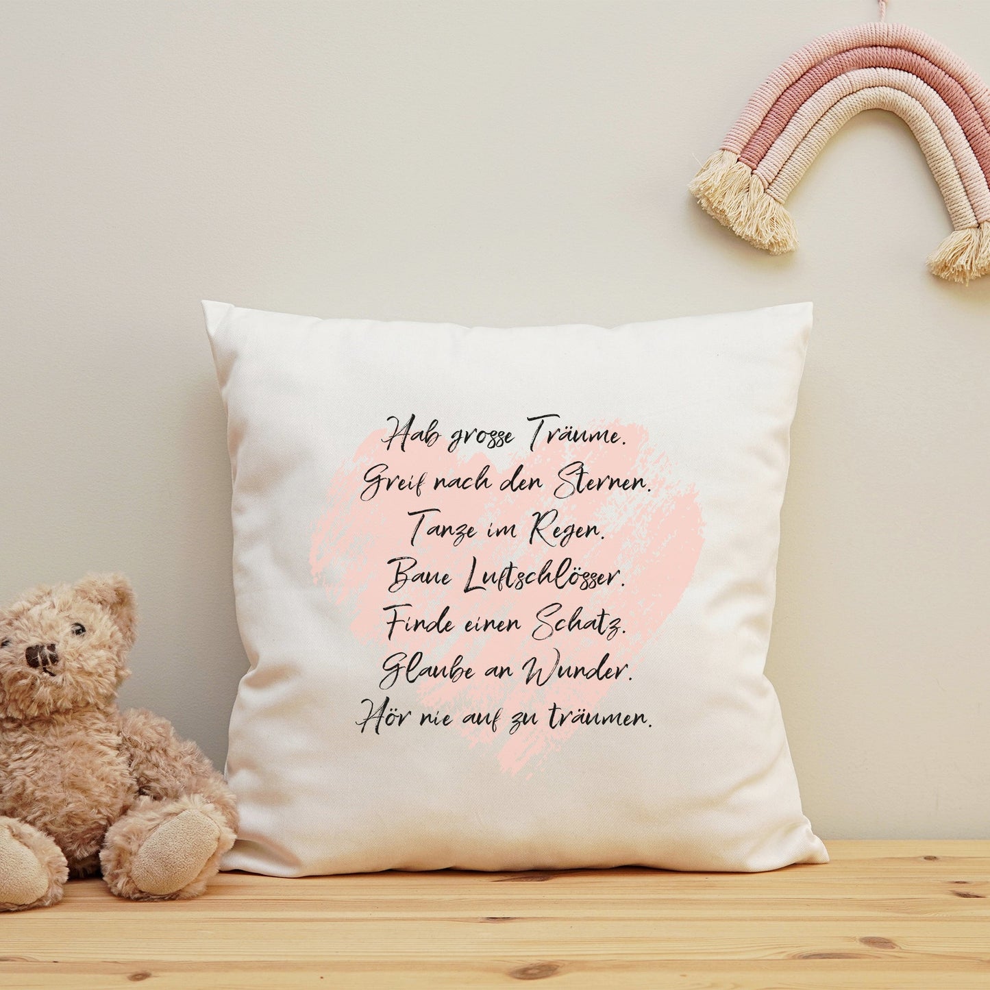 Kissen mit Spruch Traumsprüche