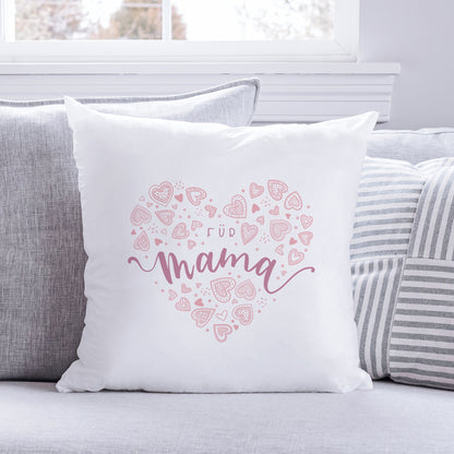 Bedrucktes Kissen mit Spruch Für Mama