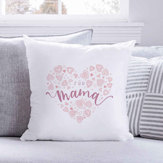 Bedrucktes Kissen mit Spruch Für Mama
