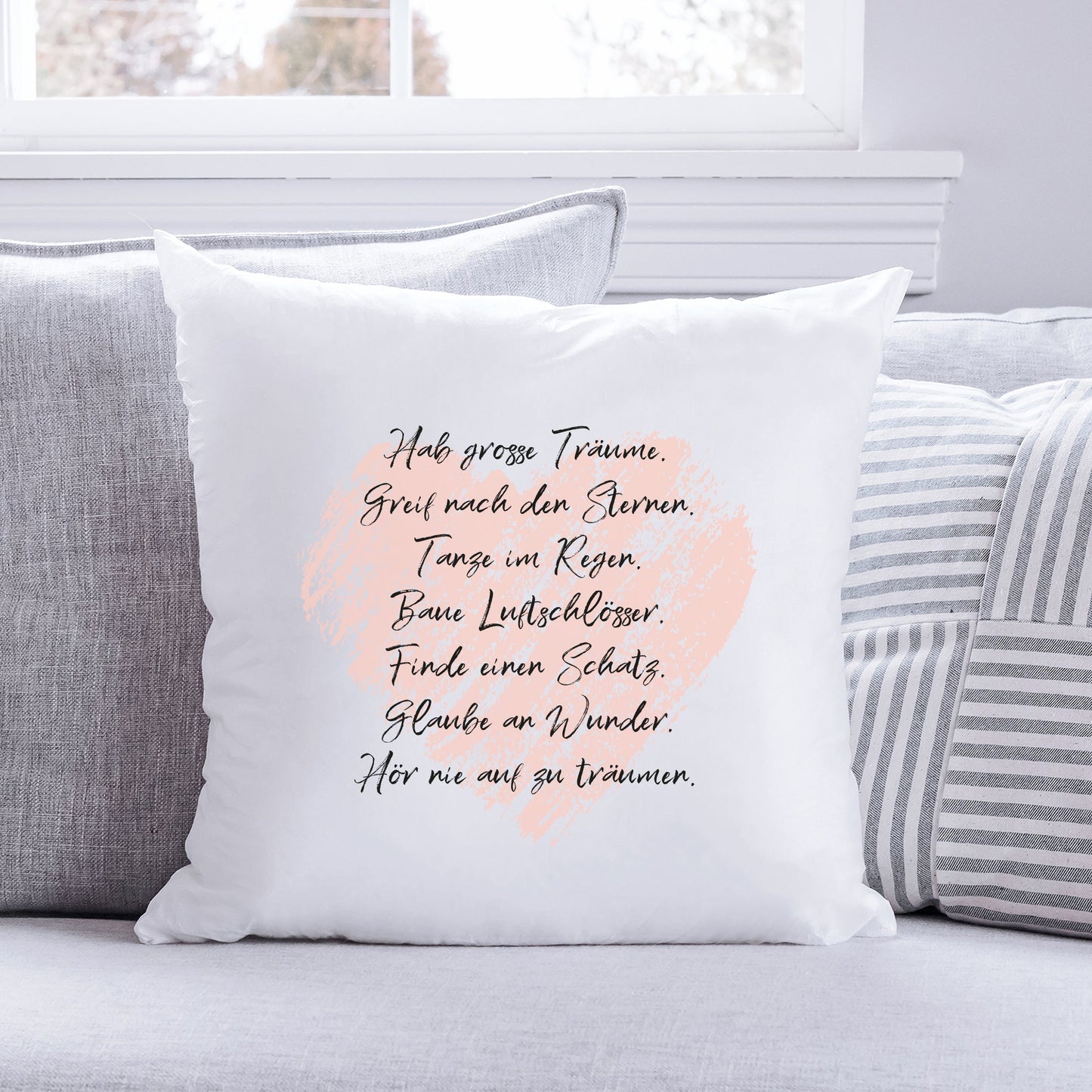 Kissen mit Spruch Traumsprüche
