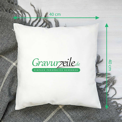Kissen mit Weihnachtsmotiv - Warme Wintergrüße - Weihnachtsdeko - Für Frauen & Männer