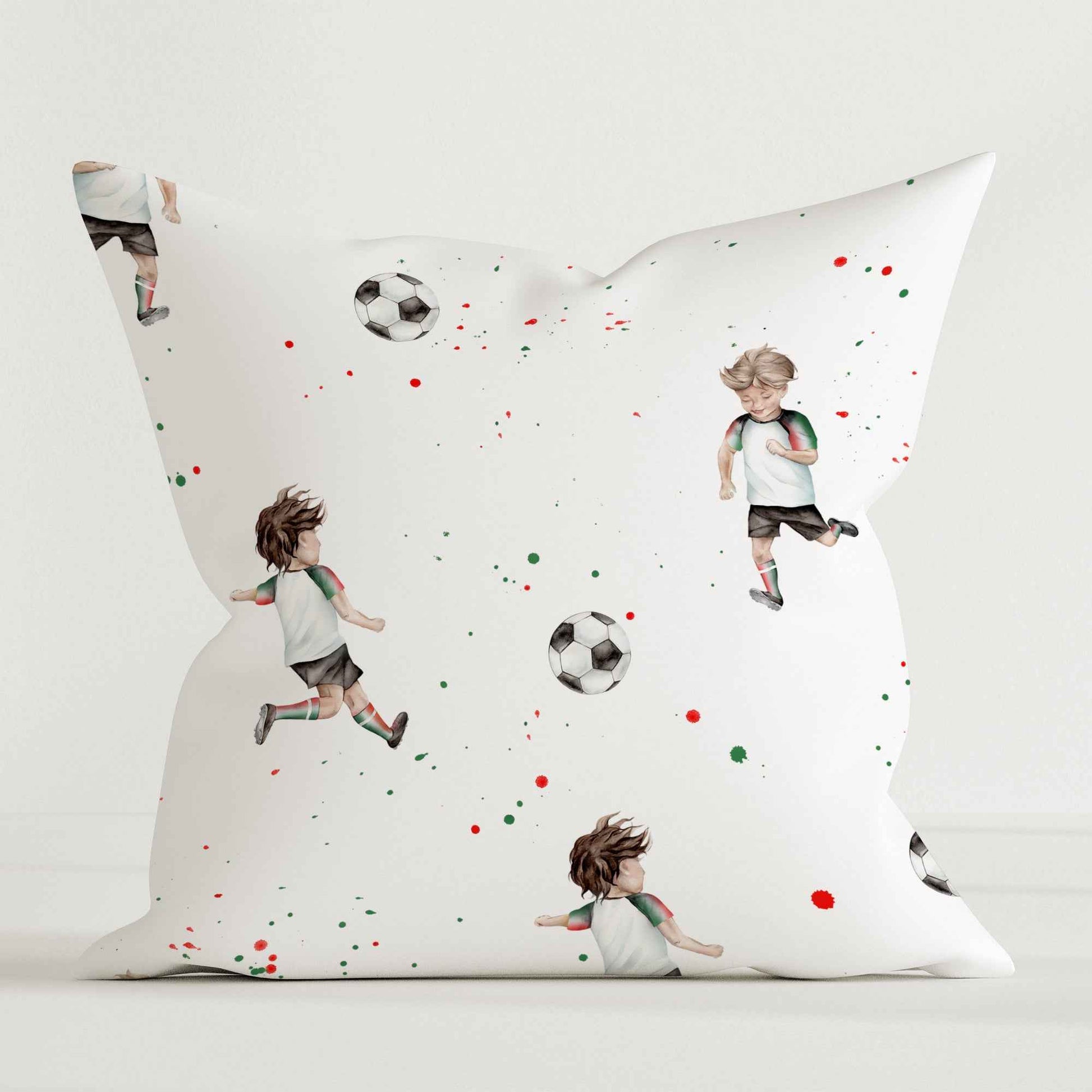 "Fussball" Premium Kinder Dekokissen