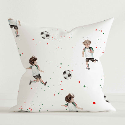 "Fussball" Premium Kinder Dekokissen