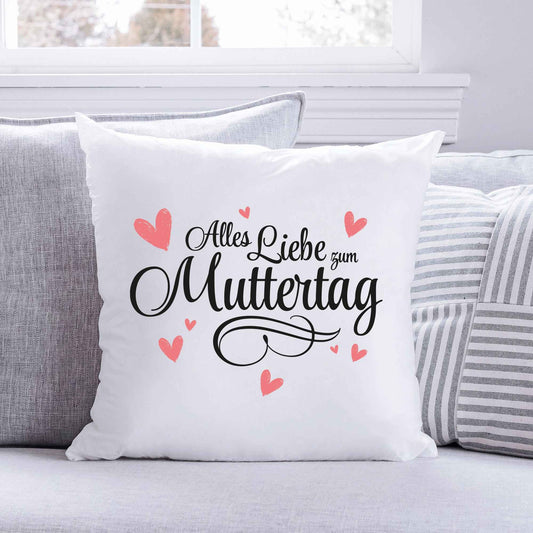 Kissen mit Spruch Alles Liebe zum Muttertag