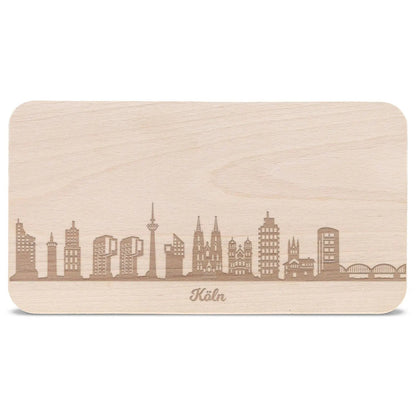 Frühstücksbrettchen Skyline Köln