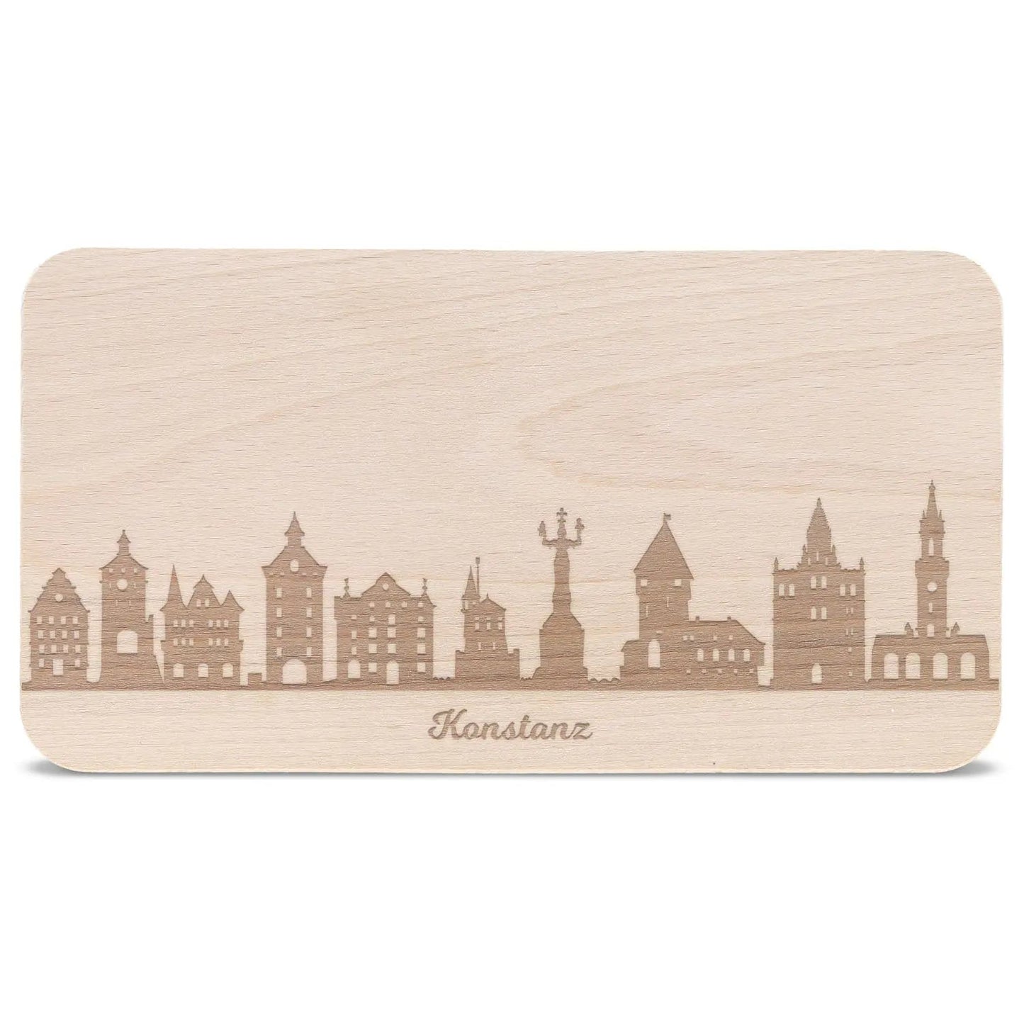 Frühstücksbrettchen Skyline Konstanz