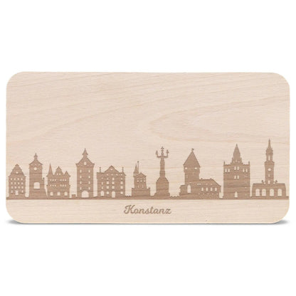 Frühstücksbrettchen Skyline Konstanz