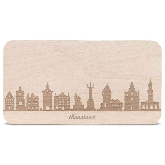 Frühstücksbrettchen Skyline Konstanz