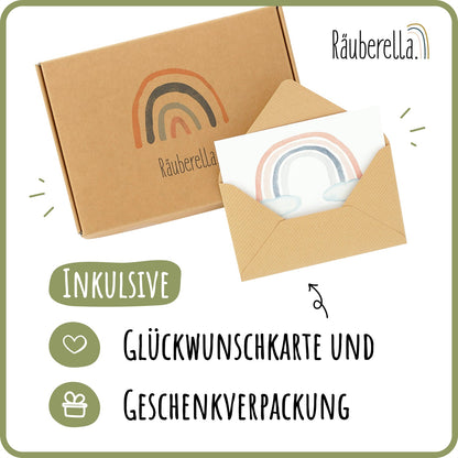 Baby Geschenkset 3-teilig Oliv – Body, Mütze & Lätzchen