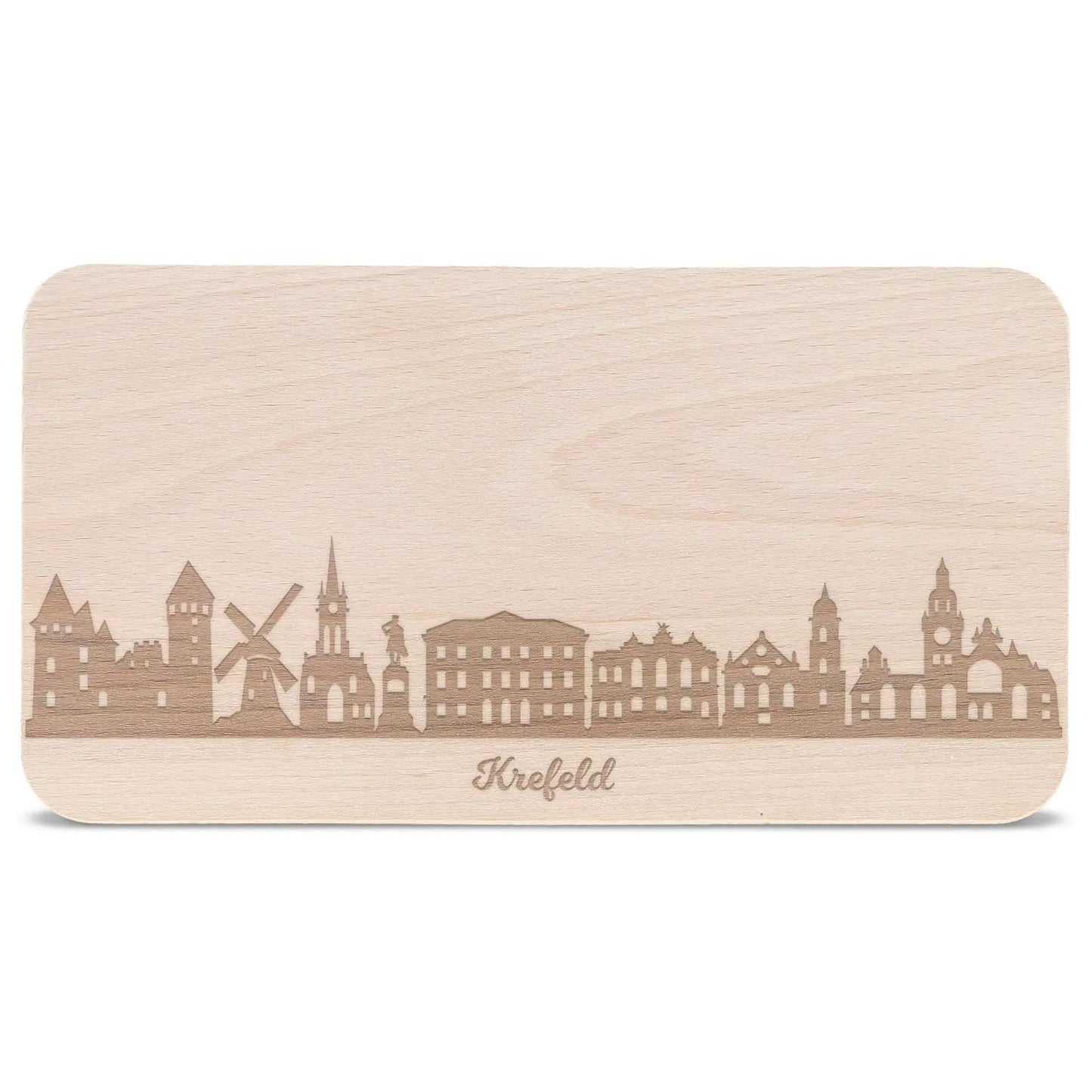 Frühstücksbrettchen Skyline Krefeld