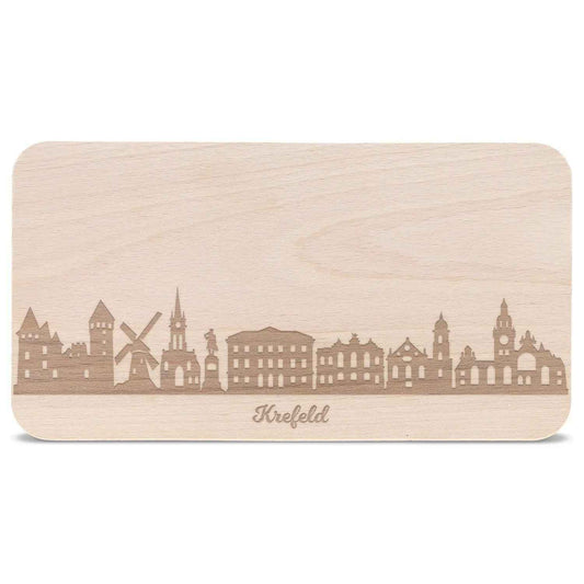 Frühstücksbrettchen Skyline Krefeld