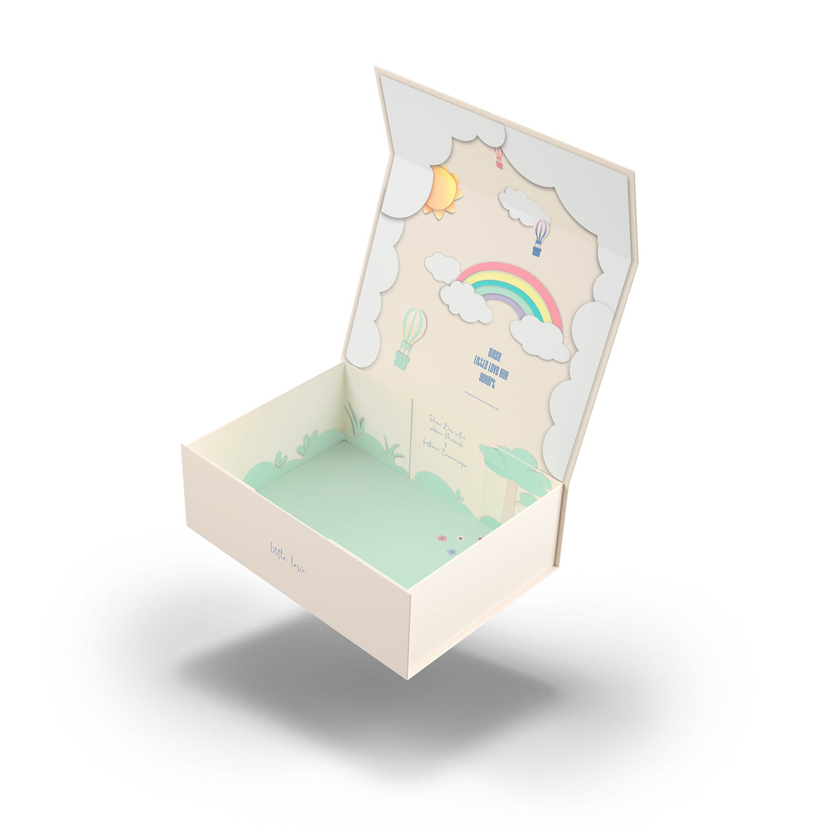Baby-Geschenkbox zum Selbstzusammenstellen