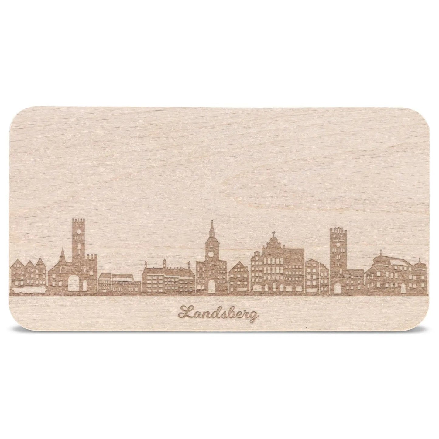 Frühstücksbrettchen Skyline Landsberg