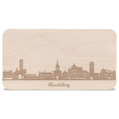 Frühstücksbrettchen Skyline Landsberg