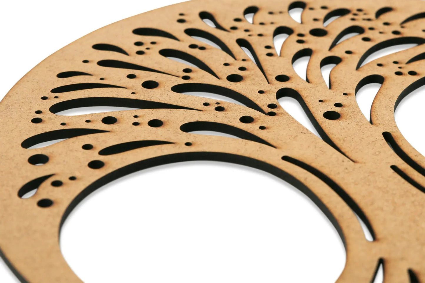 Lebensbaum aus Holz 30cm Wanddeko