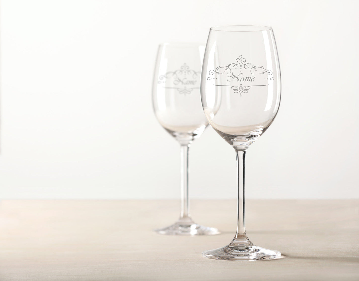 Leonardo Weinglas mit Gravur im "Weihnachtsstern" Design als Set inkl. Holzkiste