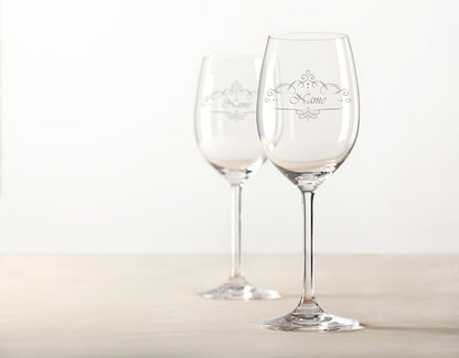 Leonardo Weinglas mit Gravur im "Weihnachtsstern" Design als Set inkl. Holzkiste