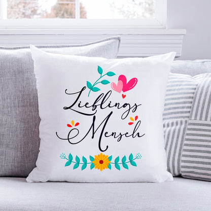 Kissen mit Spruch Lieblingsmensch