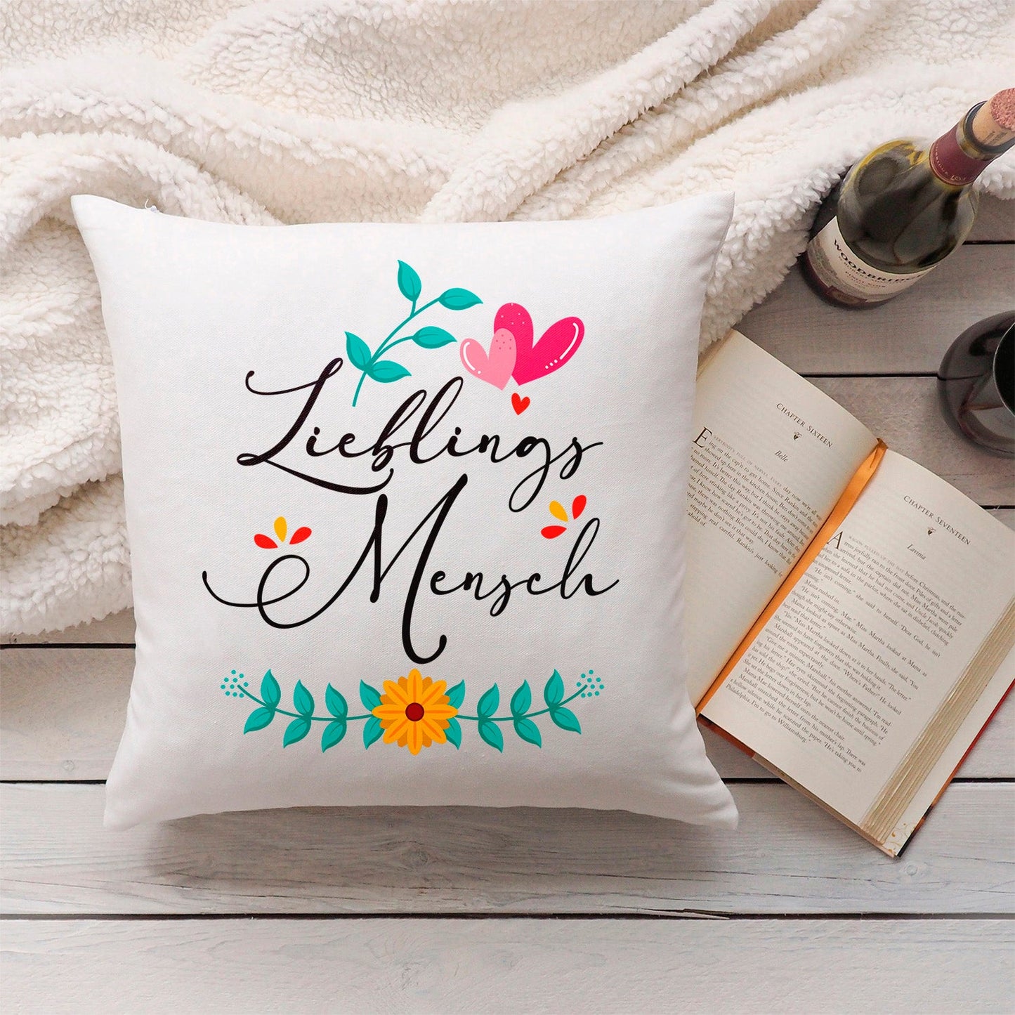 Kissen mit Spruch Lieblingsmensch