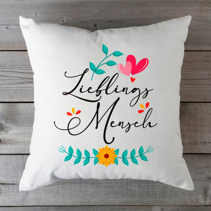 Kissen mit Spruch Lieblingsmensch
