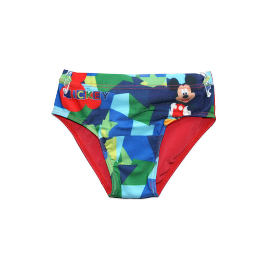 Disney Mickey egér fürdő alsó kisfiúknak - Mickey felirattal - piros - 116-0