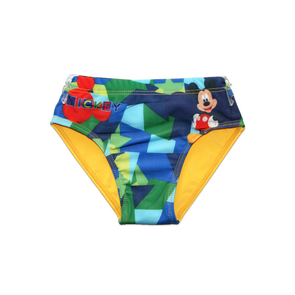 Disney Mickey egér fürdő alsó kisfiúknak - Mickey felirattal - sárga - 104-0