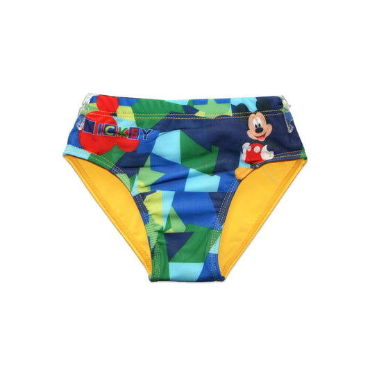 Disney Mickey egér fürdő alsó kisfiúknak - Mickey felirattal - sárga - 104-0