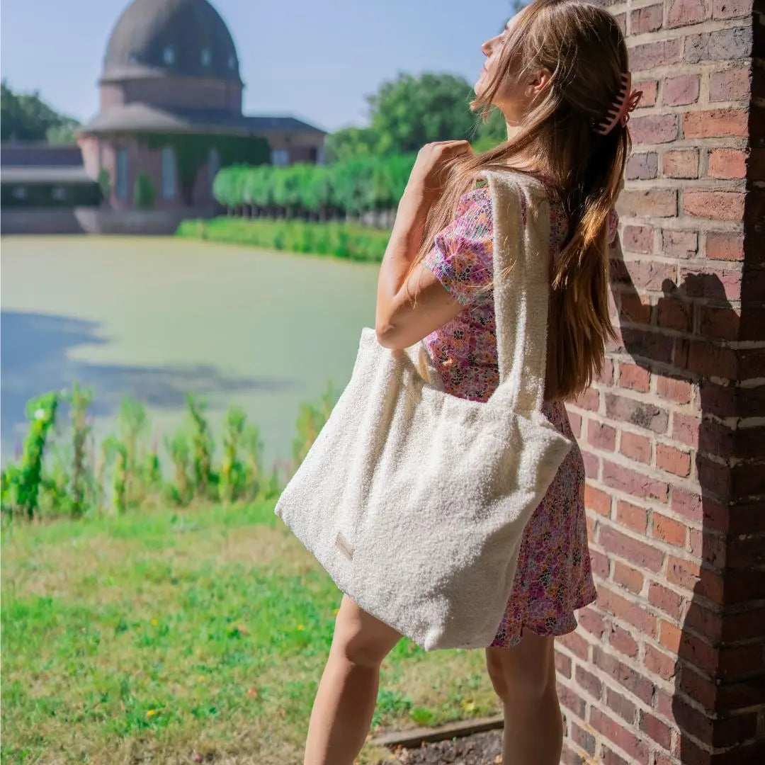 Mom Bag Bouclé – Shopper für den Kinderwagen