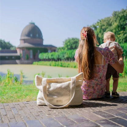 Mom Bag Bouclé – Shopper für den Kinderwagen