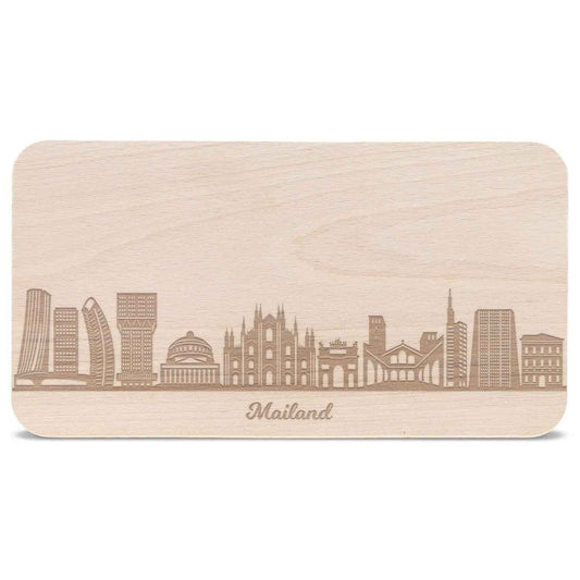 Frühstücksbrettchen Skyline Mailand
