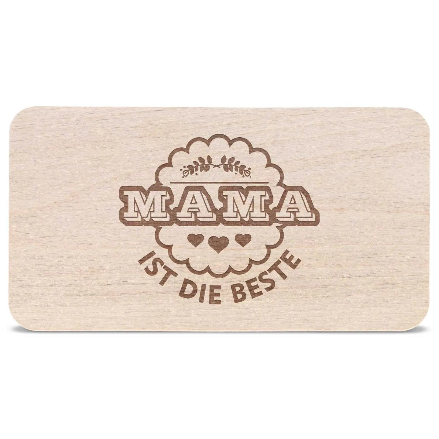 Frühstücksbrettchen Mama + Papa sind die Besten im Set