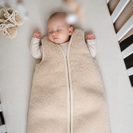 Babyschlafsack Merinowolle Wollwalk - 3.5 TOG Winterschlafsack
