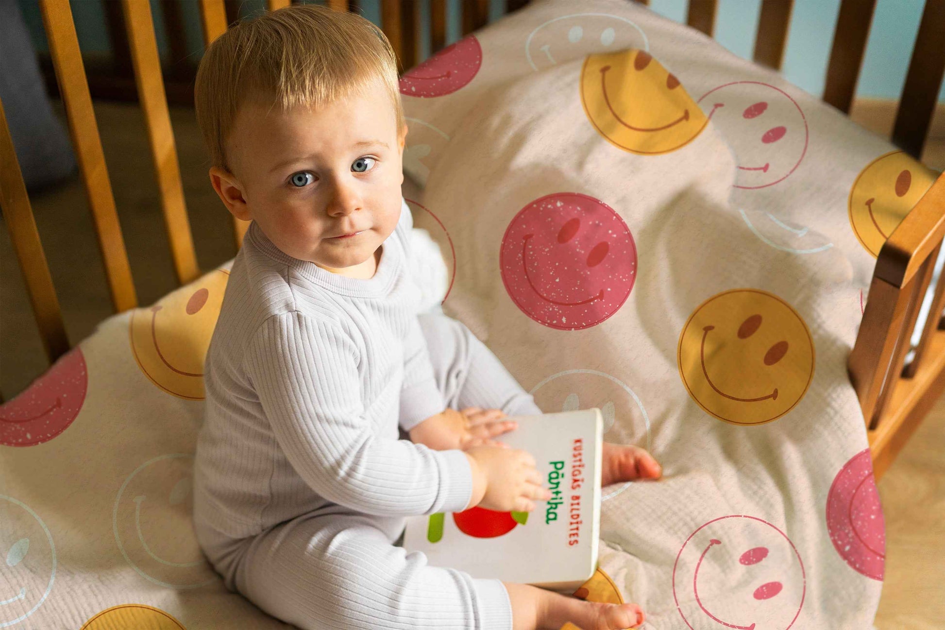 "Smileys" Premium Kinderbettwäsche