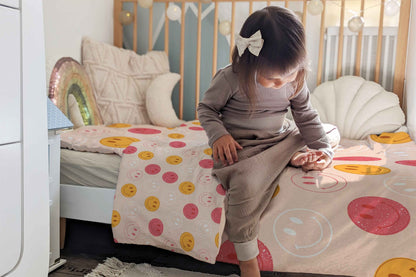 "Smileys" Premium Kinderbettwäsche