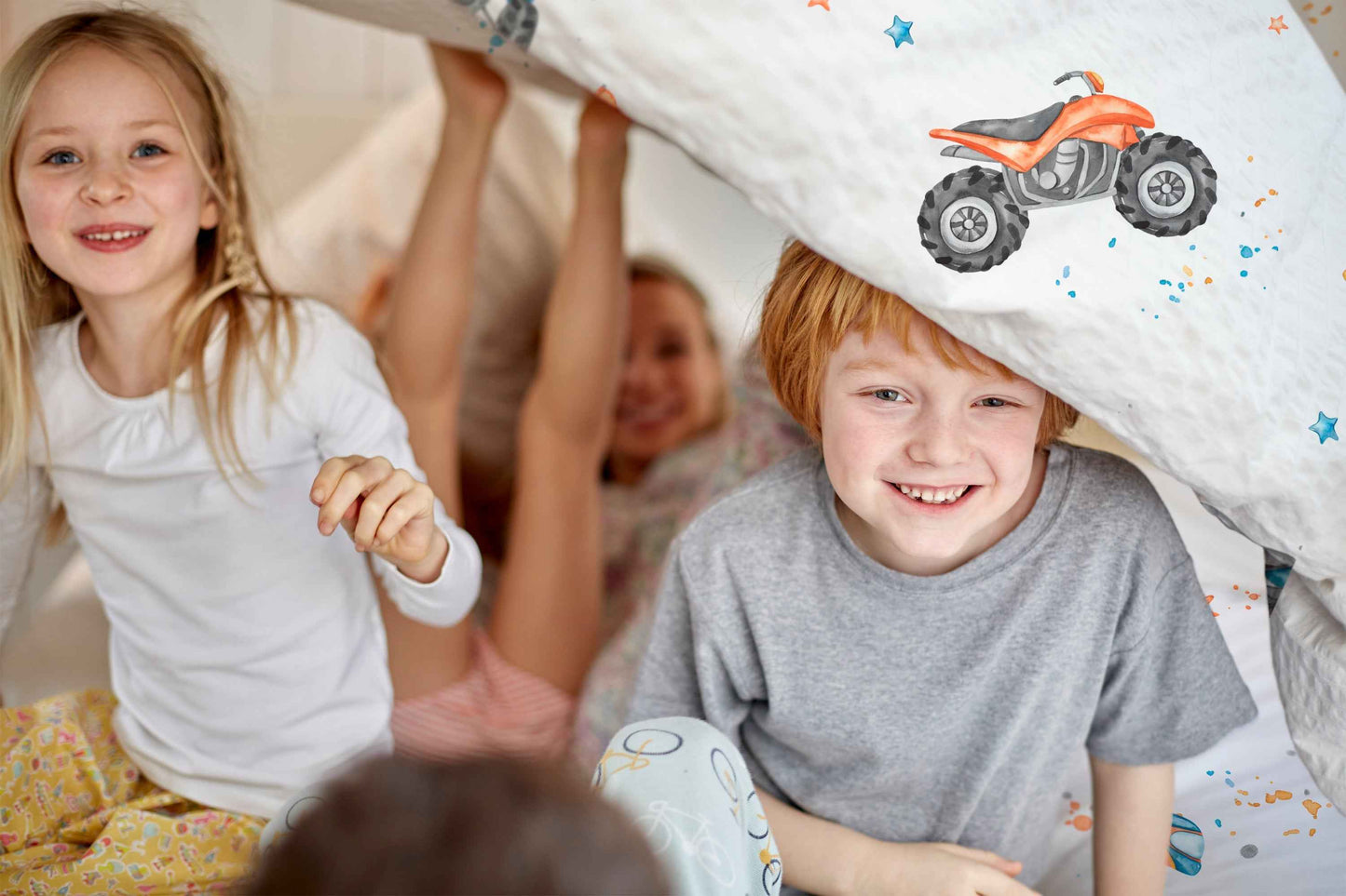 "Quads" Premium Kinderbettwäsche