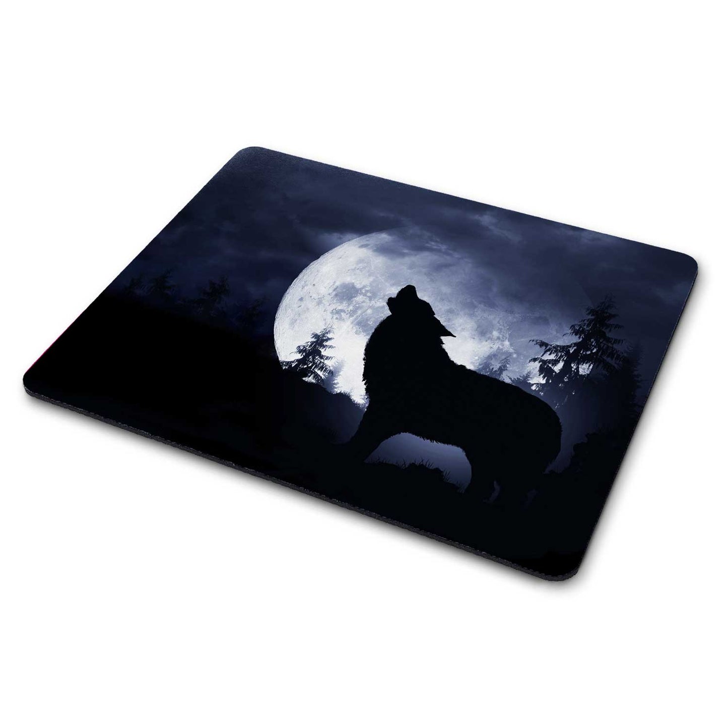Bedrucktes Mousepad im Wolf Design