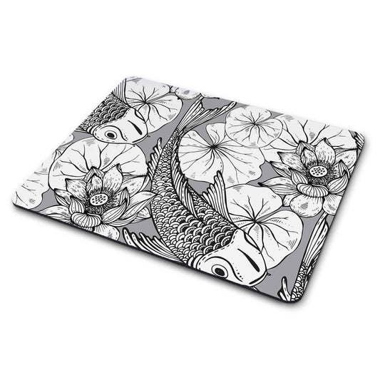 Bedrucktes Mousepad im Koi Design