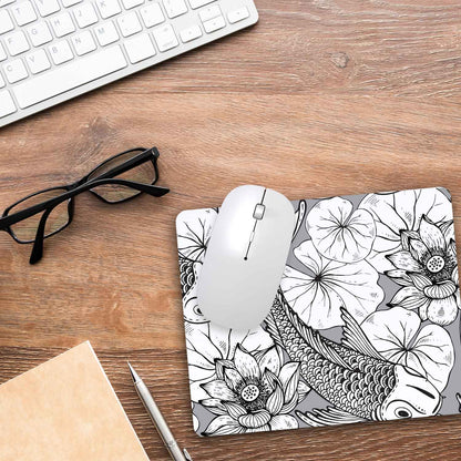 Bedrucktes Mousepad im Koi Design