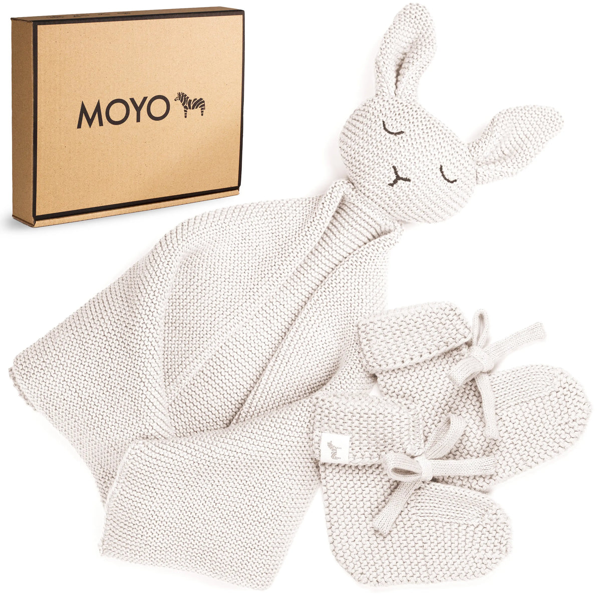 Baby Geschenkset "Hej Baby" Off White