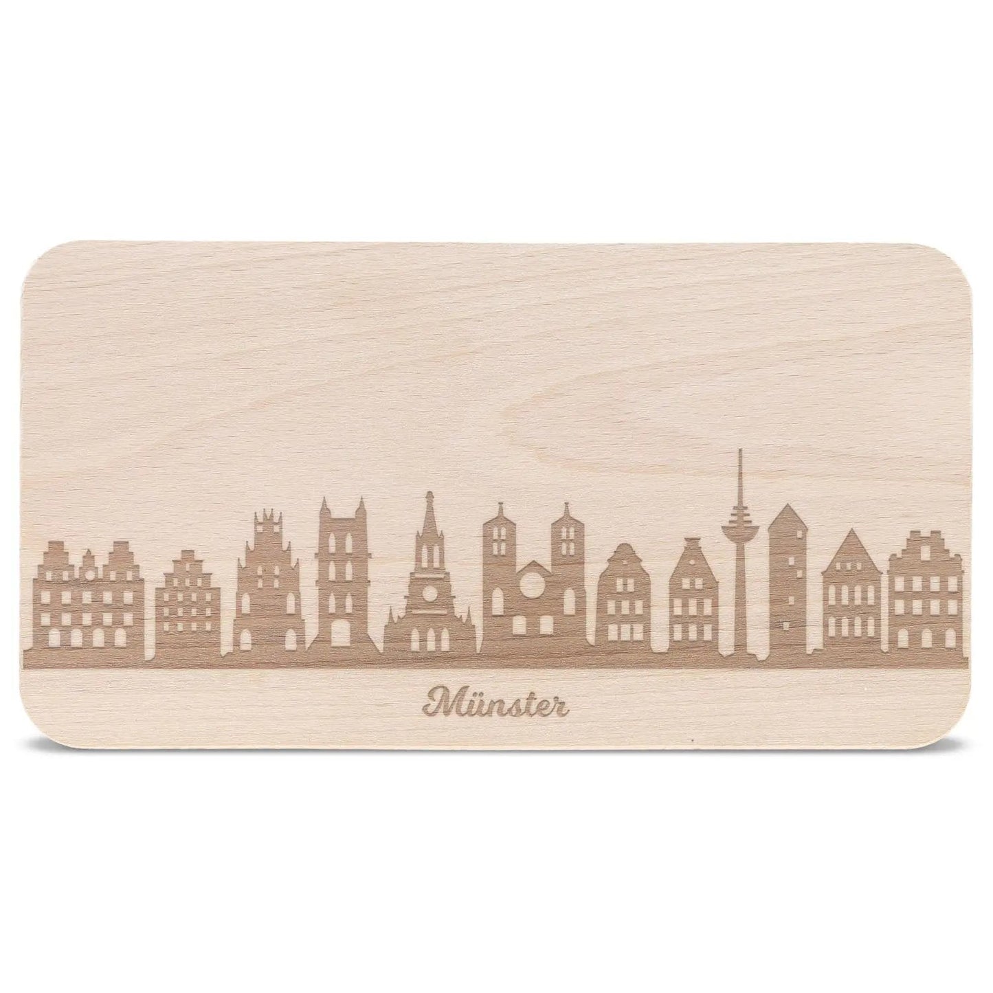 Frühstücksbrettchen Skyline Münster