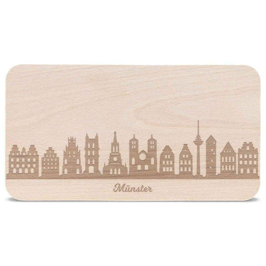 Frühstücksbrettchen Skyline Münster