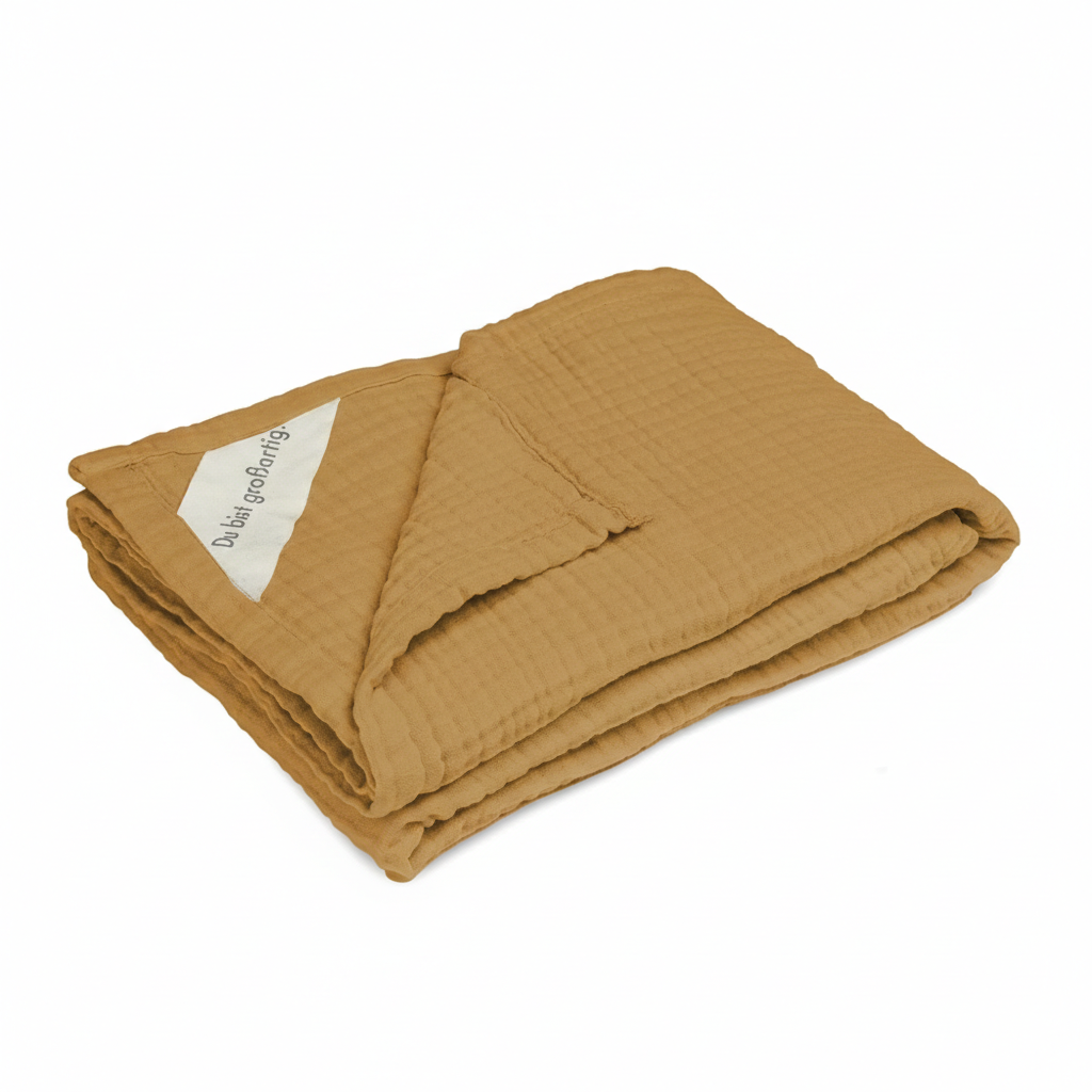 Musselin Decke 100 cm x 75 cm Kraft der Natur
