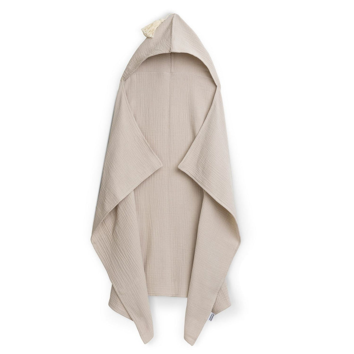Musselin Kapuzenhandtuch (75x100cm)  Beige