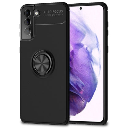 NALIA Ringhülle für Samsung Galaxy S21 Plus – Ring-Ständer 360° & für Magnet-Halter – GRIP360 (Mattiertes Silikon Case) – Marke aus Berlin